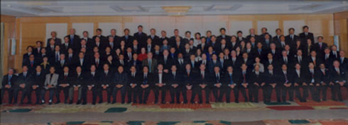 Canada China Business Council, Group Photo with Prime Minister Jean Chretien and Premier Wen Jiabao, October, 2003 Beijing, China,with Kamran Khozan,CVMR's President & CEO (2nd row, centre)