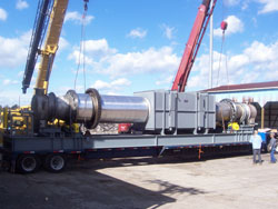 CVMR Carbolyn Reactor being delivered to the site