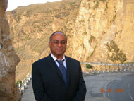 Kamran M. Khozan, President & CEO in Yemen, near one of the CVMR® concessions 