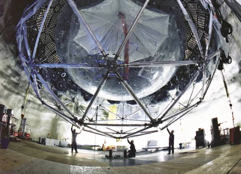 SNO Project geodesic dome